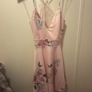 Iris Blush Pink Floral Garment
